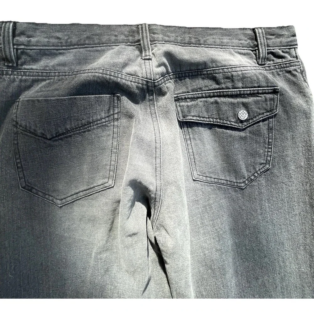 Tony Hawk Gray Distressed Faded Jeans Men's‎ 34X32 Vintage Y2K Skater Grunge